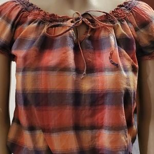 Women's short sleeved blouse med